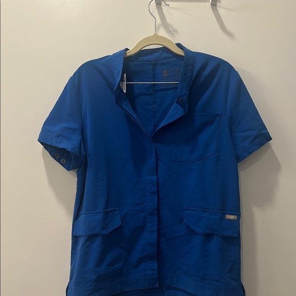 Figs royal Blue Scrub Top - Picture 1 of 3